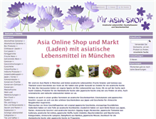 Tablet Screenshot of my-asia-shop.de